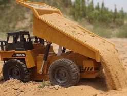 HuiNa RC 1/18 2.4G 6CH Dump Truck With Die Cast Cab RTR