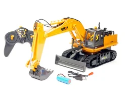 Huina RC 1/16 2.4G 11CH Excavator Tractor With Diecast Bucket RTR