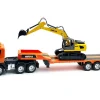 HuiNa RC 1/24 2.4G 9CH Platform Trailer & 6CH Excavator RTR