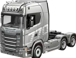 HuiNa RC 1/18 2.4G 19CH Scania 770S Silver RC Haulage Truck RTR