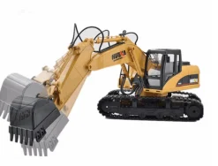 HuiNa RC 1/14 2.4G 15Ch Tracked Excavator Die Cast Bucket RTR