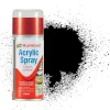 Humbrol 21 Gloss Black 150ml Acrylic Spray Paint