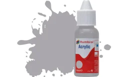 Humbrol 40 14ml Acrylic Gloss Pale Grey Paint Dropper Bottle