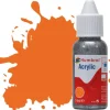Humbrol 18 14ml Acrylic Gloss Orange Paint Dropper Bottle