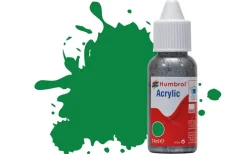 Humbrol 02 14ml Acrylic Gloss Emerald Paint Dropper Bottle