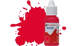 Humbrol 238 14ml Acrylic Gloss Red Arrow Red Dropper Bottle