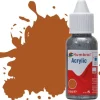 Humbrol 09 14ml Acrylic Gloss Tan Paint Dropper Bottle