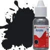 Humbrol 21 14ml Acrylic Gloss Black Paint Dropper Bottle
