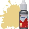 Humbrol 103 14ml Acrylic Matt Cream Paint Dropper Bottle