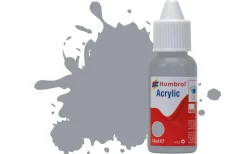 Humbrol 140 14ml Acrylic Matt Gull Grey Dropper Bottle