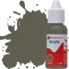 Humbrol 241 14ml Acrylic Matt RLM 70 Schwartzgrun Paint Dropper Bottle