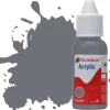 Humbrol 145 14ml Acrylic Matt Medium Grey Dropper Bottle