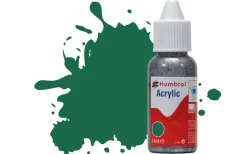 Humbrol 30 14ml Acrylic Matt Dark Green Paint Dropper Bottle