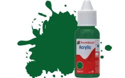 Humbrol 120 14ml Acrylic Matt Light Green Dropper Bottle