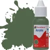 Humbrol 252 14ml Acrylic Matt RLM 82 Olivgrun Paint Dropper Bottle