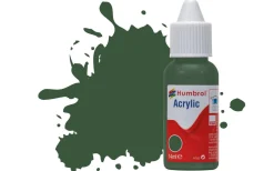 Humbrol 78 14ml Acrylic Matt Cockpit Green Paint Dropper Bottle