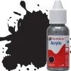 Humbrol 33 14ml Acrylic Matt Black Paint Dropper Bottle
