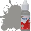 Humbrol 126 14ml Acrylic Matt US Medium Grey Paint Dropper Bottle