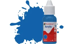 Humbrol 52 14ml Acrylic Metallic Baltic Blue Paint Dropper Bottle
