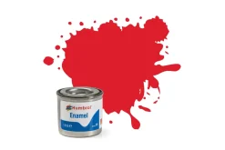 Humbrol 19 14ml Enamel Gloss Bright Red Paint RAL3000 Tinlet