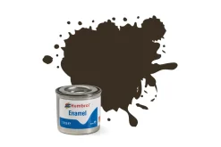Humbrol 10 14ml Enamel Gloss Service Brown Paint RAL8017