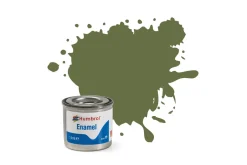Humbrol 80 14ml Enamel Matt Grass Green Paint Tinlet