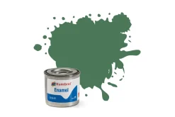 Humbrol 101 14ml Enamel Matt Mid Green Paint Tinlet