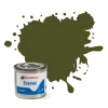 Humbrol 155 14ml Enamel Matt Olive Drab Paint FS34087 Tinlet