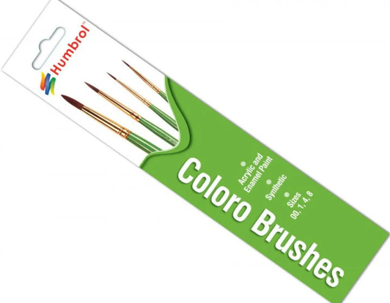 Humbrol Brush Pack Coloro Synthetic Paint Brushes