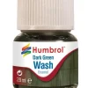 Humbrol Enamel Wash Dark Green 28ml