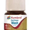 Humbrol Enamel Wash Dark Brown 28ml