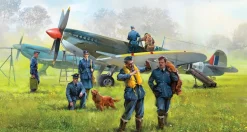 ICM 1/48 RAF Airfield Diorama Model Kit