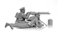 ICM 1/35 WWI British Vickers MG & Crew Model Kit