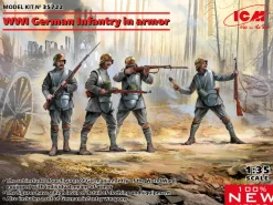 ICM 1/35 WWI German Infantry in Armour Model Figures