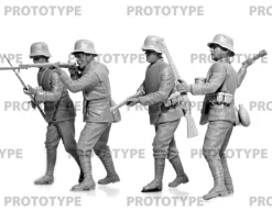 ICM 1/35 WWI German Infantry in Armour Model Figures