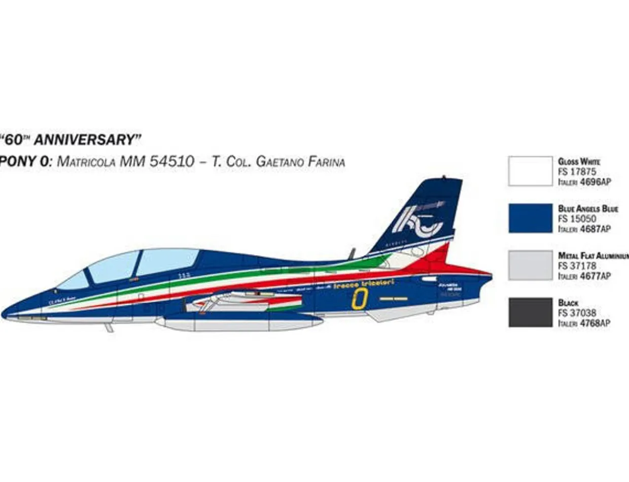 Italeri 1/72 Aermacchi MB-339 60th P.A.N. Anniversary