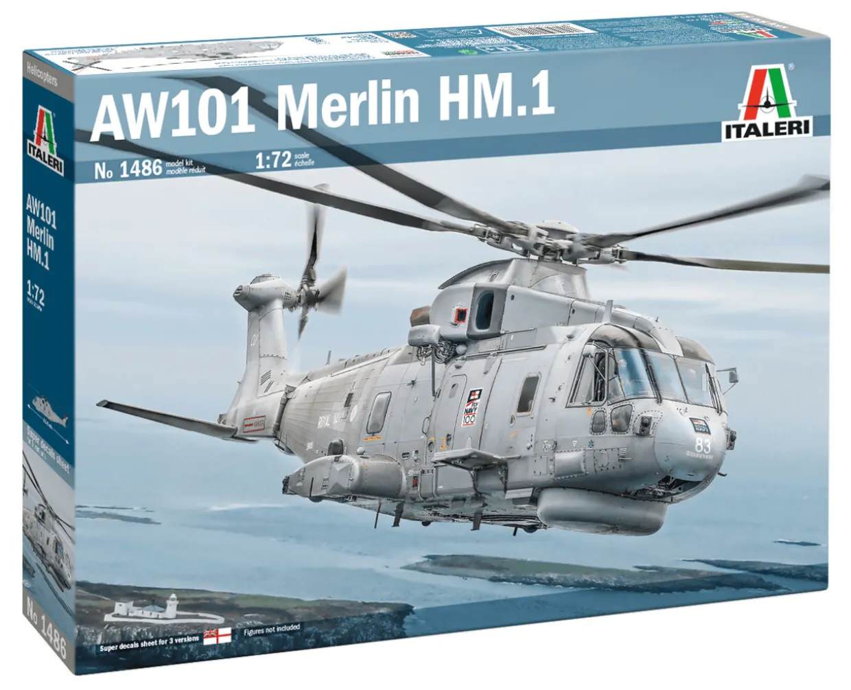 Italeri 1/72 AgustaWestland AW-101 Merlin HM.1