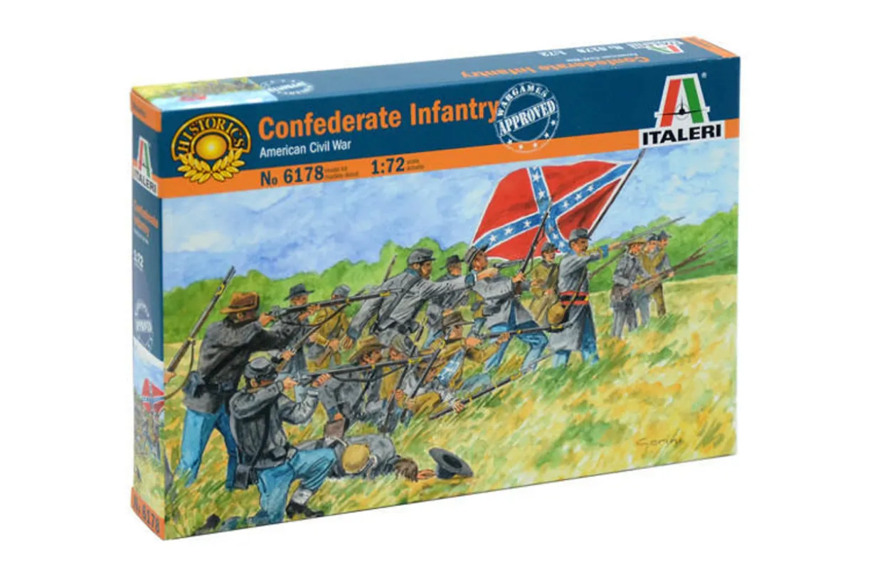 Italeri 1/72 American Civil War Confederate Infantry