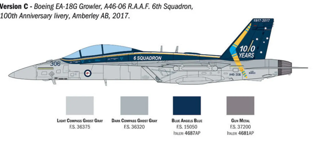 Italeri 1/48 Boeing EA-18G Growler Model Kit