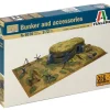 Italeri 1/72 Bunker & Accessories Model Figures