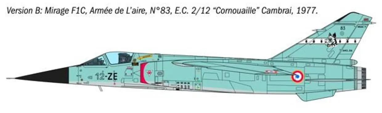 Italeri 1/48 Dassault Mirage F1 C/CR