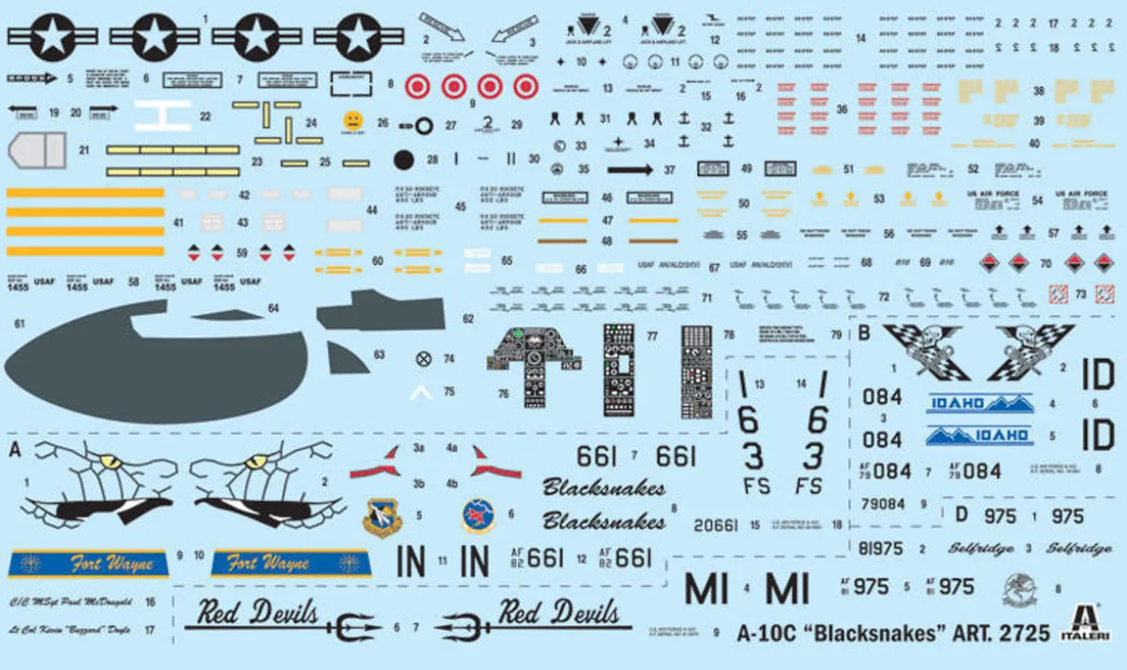 Italeri 1/48 Fairchild Republic A-10C Thunderbolt II