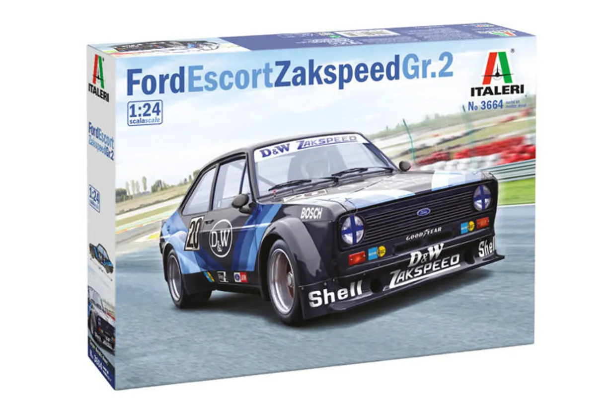 Italeri 1/24 Ford Escort Zakspeed Model Kit