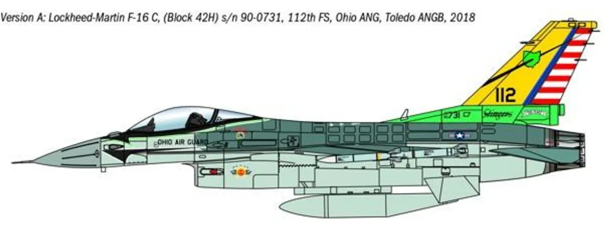 Italeri 1/48 General Dynamics F-16C Fighting Falcon