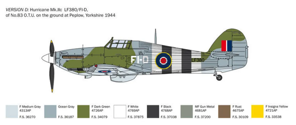 Italeri 1/48 Hawker Hurricane Mk.IIc