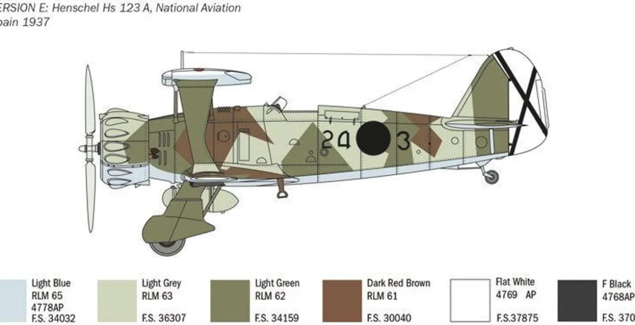 Italeri 1/48 Henschel Hs 123