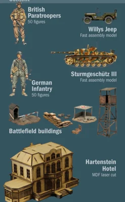 Italeri 1/72 Hotel Hartenstein - Operation Market Garden September 1944