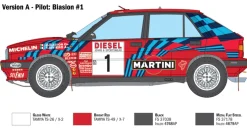 Italeri 1/12 Lancia Delta HF Integrale Sanremo 1989 Rally