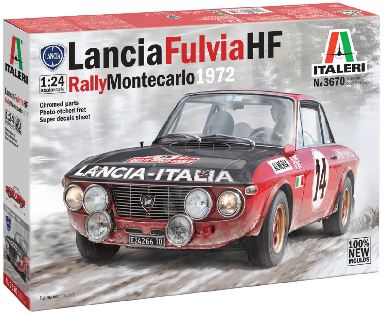 Italeri 1/24 Lancia Fulvia HF Rally Monte Carlo 1972