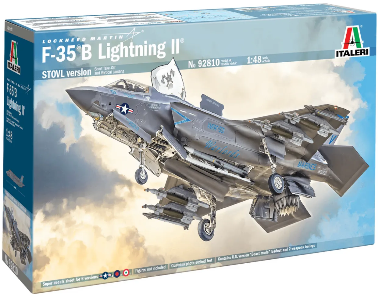 Italeri 1/48 Lockheed Martin F-35B Lightning II Model Kit